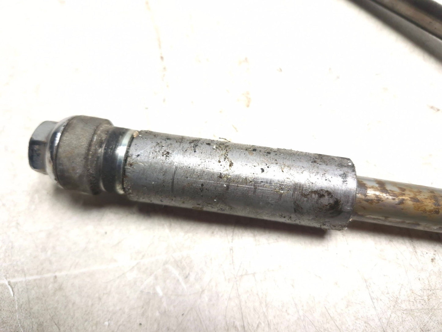 1993 Yamaha Virago Xv750 Rear & Front Wheel Axle Pair OEM