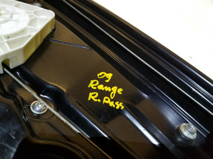 06 07 08 09 Range Rover Sport Door Window Regulator Motor Rear Right Pass OEM