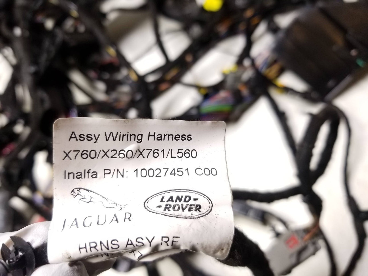 2017 Jaguar Xe Body Wiring Harness OEM T4n15829
