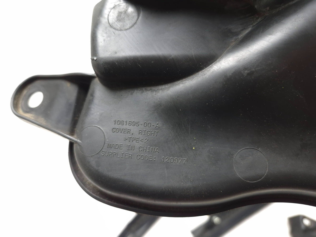 2022 Tesla Model 3 Front Cowl Trim Extension & Strut Tower Cover 4psc OEM