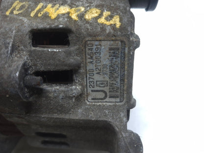 2010 Subaru Impreza 2.5l Alternator *with Turbo* OEM