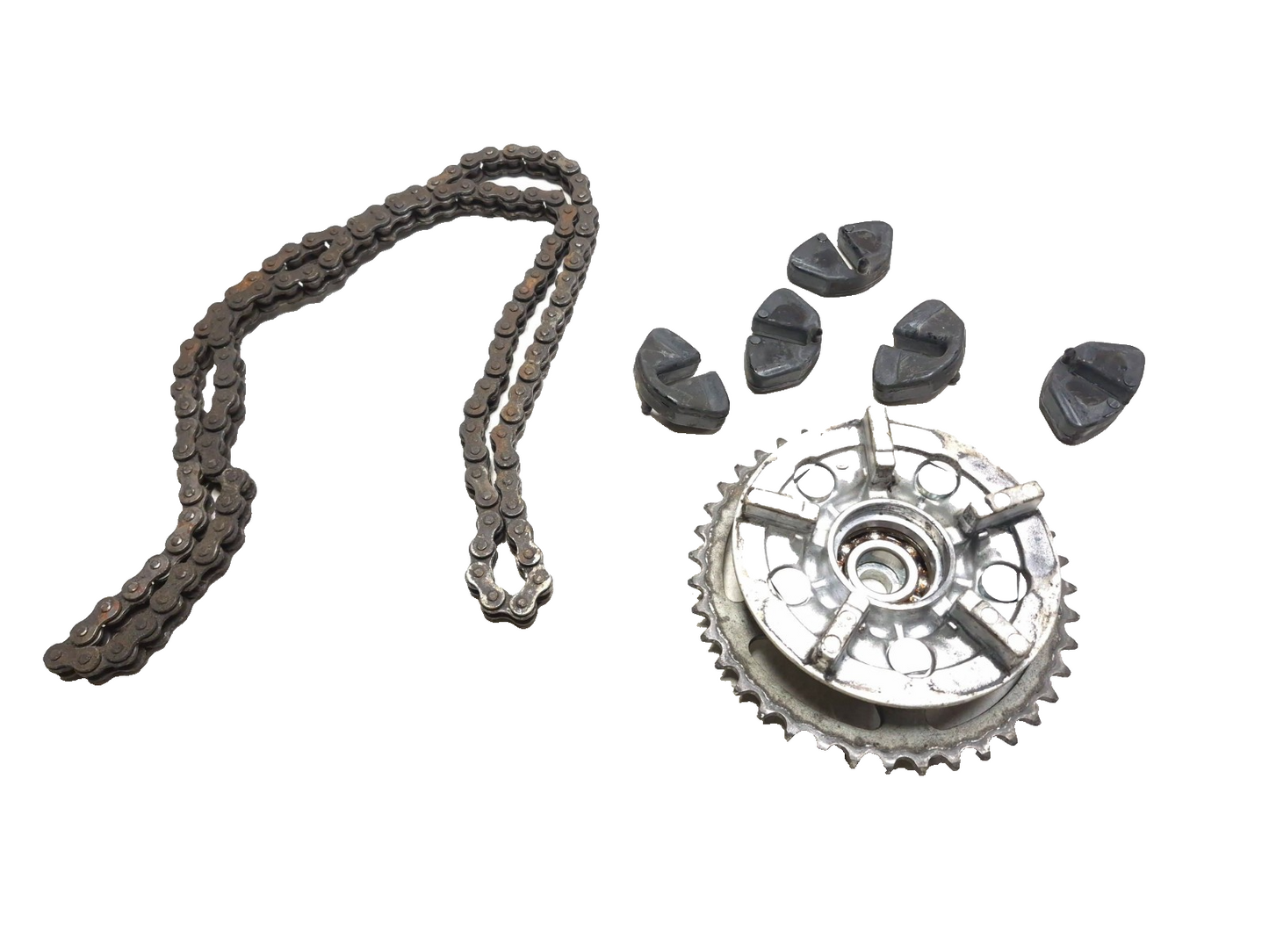 2006 Suzuki Gs 500fk Drive Chain & Rear Sprocket Pair OEM