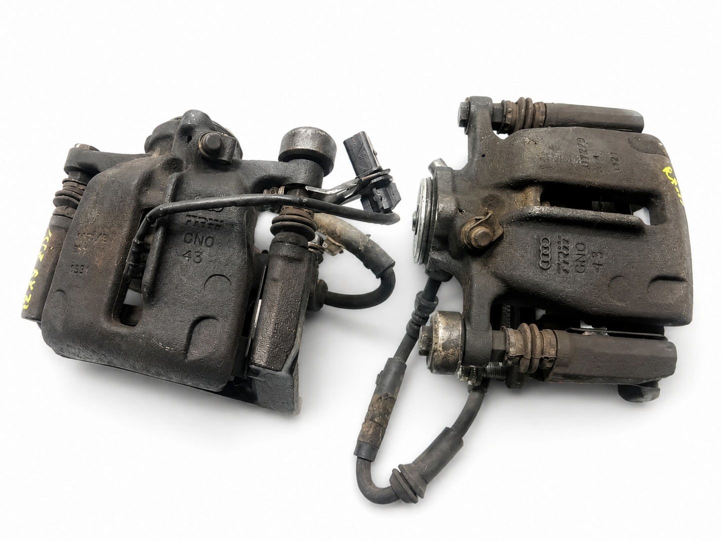 2012 Audi A7 Quattro Rear Left & Right Brake Caliper OEM