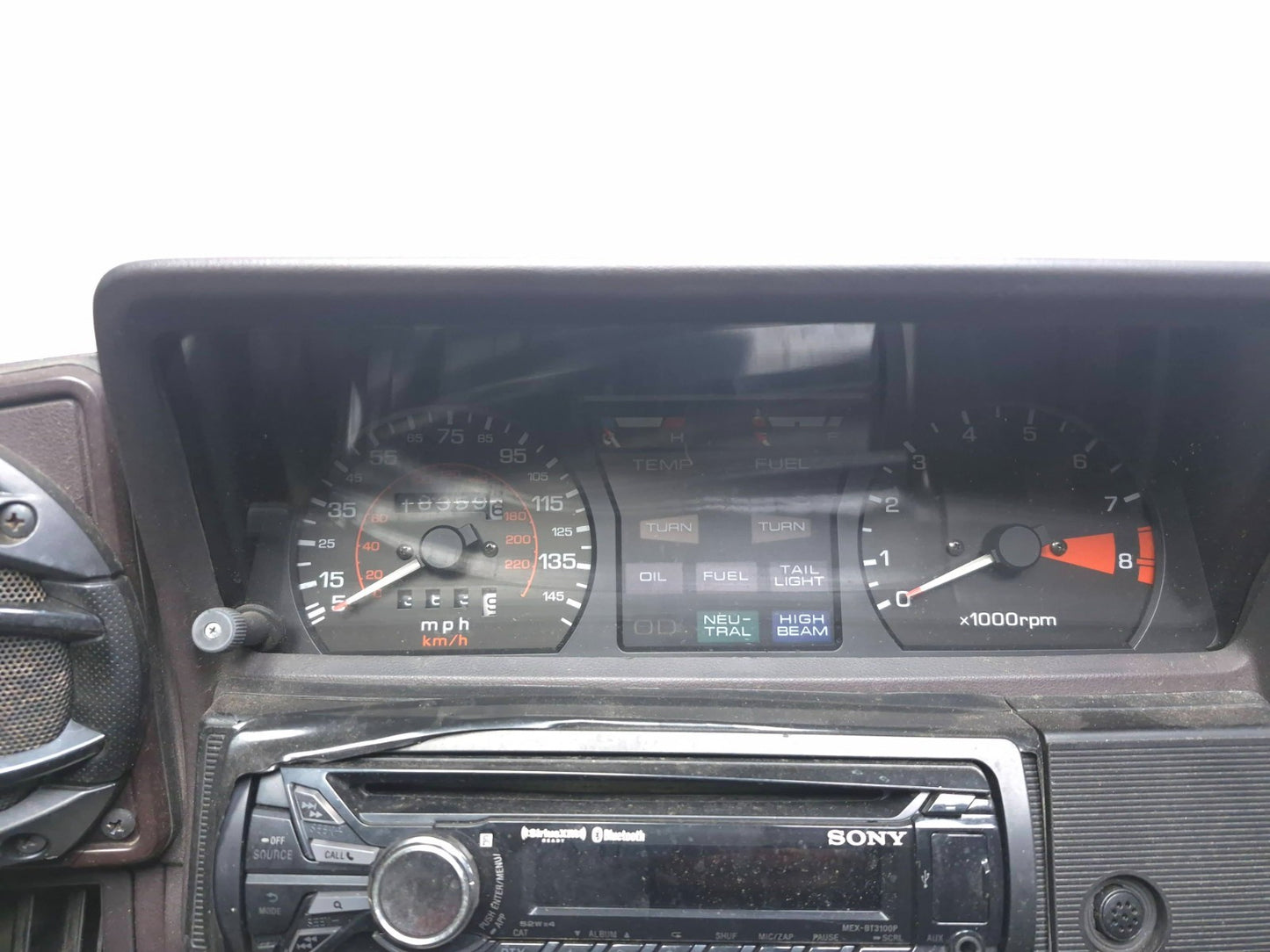 1987 Honda Goldwing 1200i Front Fairing W/ Speedometer Instrument Cluster OEM