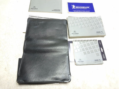 2008 Acura Tl Type-s Owner's Manual Book & Case OEM