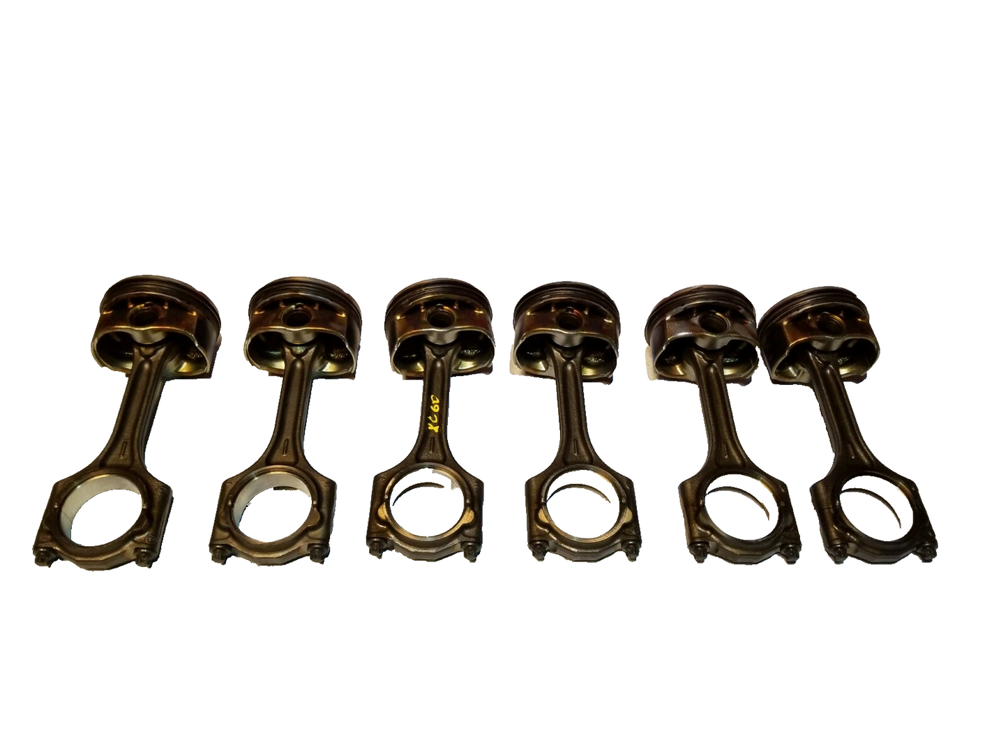 2010 Volvo Xс60 3.2l Piston W/ Connecting Rod 6pcs OEM