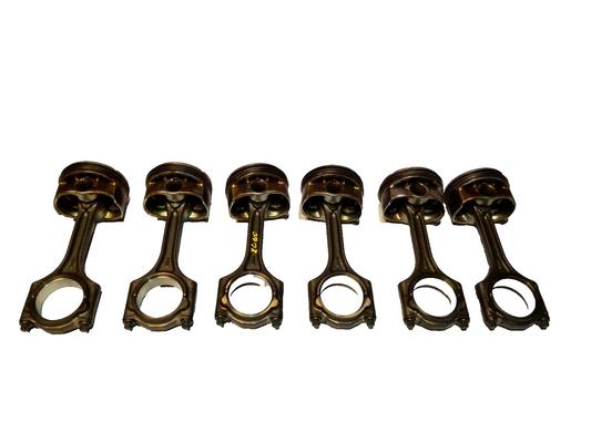 2010 Volvo Xс60 3.2l Piston W/ Connecting Rod 6pcs OEM