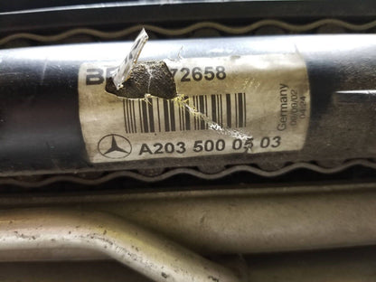 03 04 05 06 Mercedes C230 Engine Cooling Radiator & Fan 1.8l OEM