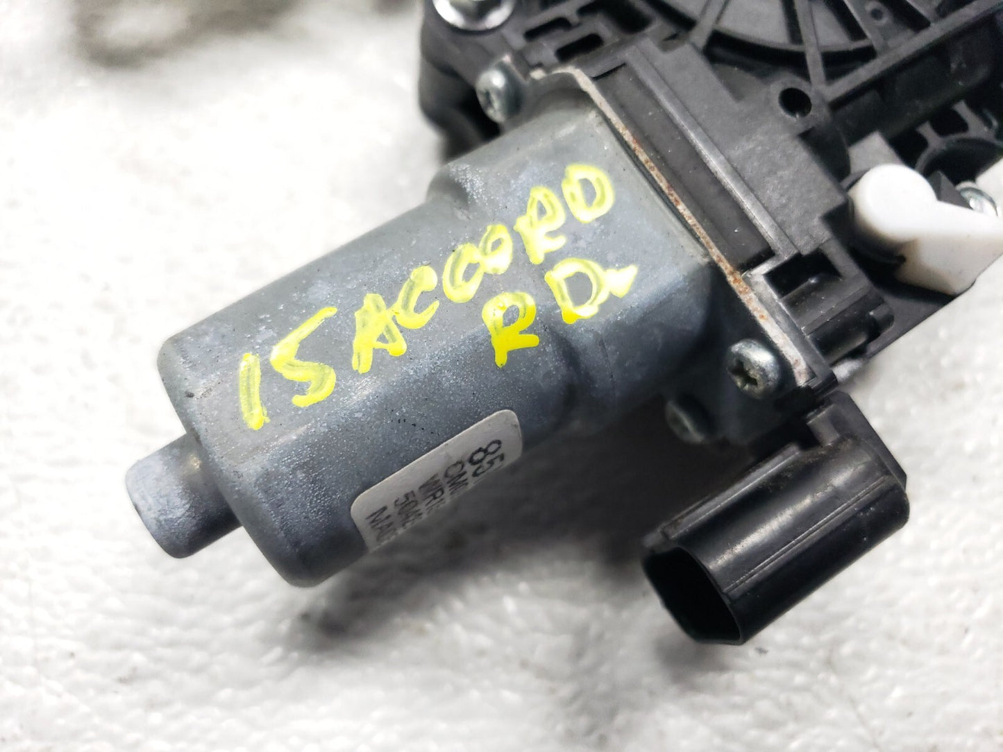 2015 Honda Accord Rear Driver Door Window Regulator W/ Motor OEM