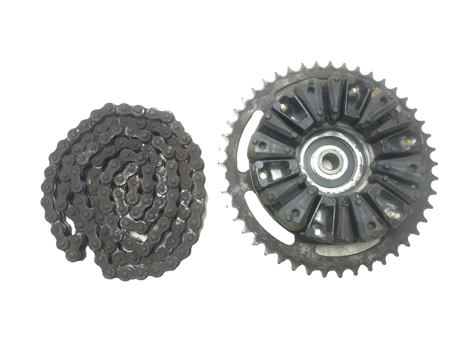 2009 Yamaha Fz6r Rear Wheel Hub & Sprocket W/ Drive Chain OEM