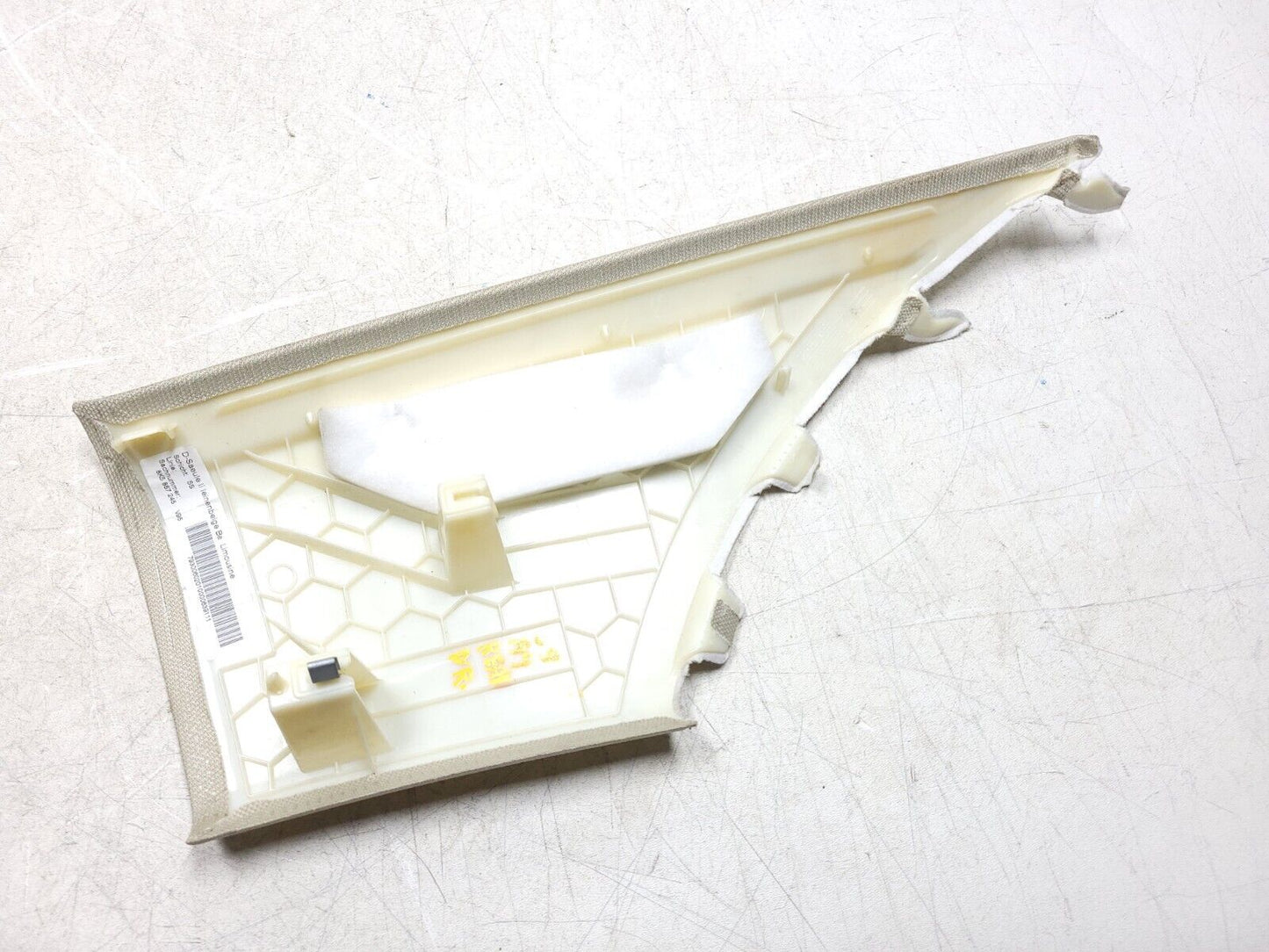 2009 - 2016 Audi A4 S4 Sedan Upper C & D Pillar Trim W/ Seat Belt Guide OEM