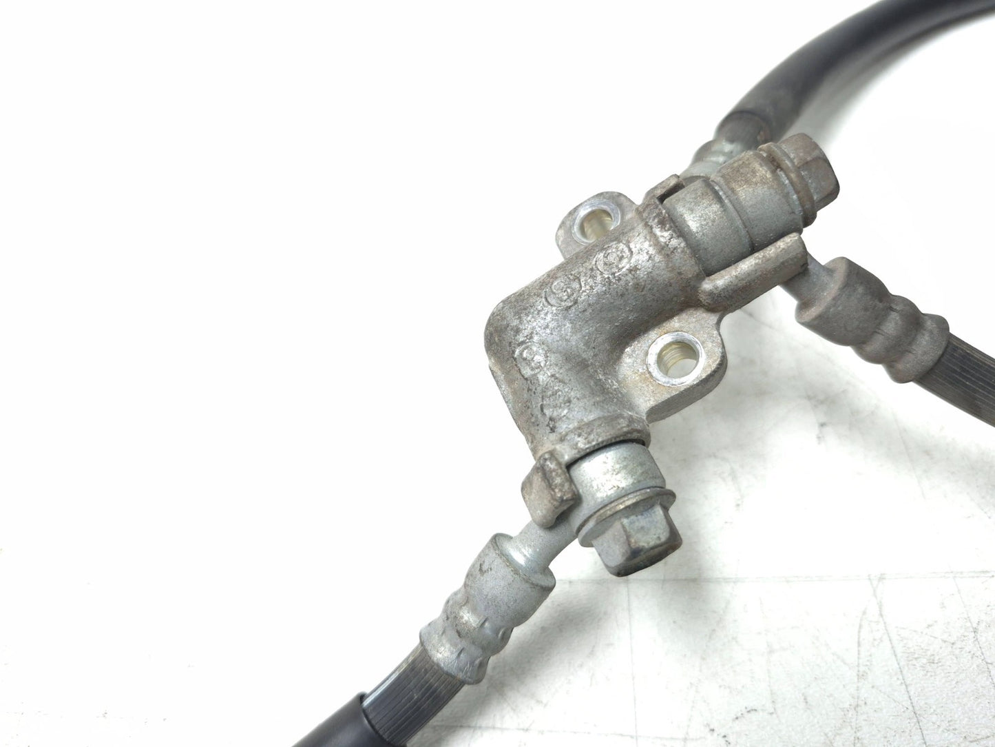 1991 Yamaha Fzr600r Front Brahe Hose Joint Line Pipe OEM