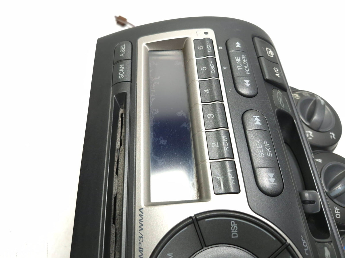 2007 Honda Fit Radio Cd Player W/ Climate Control Panel Assy 39101-sln-c010 OEM