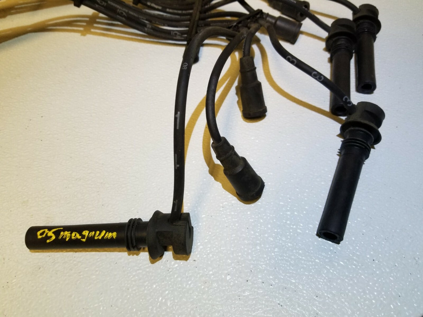 2005 Dodge Magnum Ignition Spark Plug Wiring Cable 8 Pcs OEM