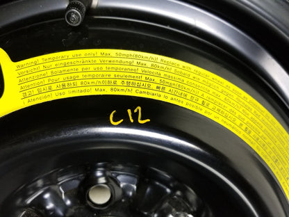 2011 - 2016 Kia Sportage Spare Tire T155/90d16 OEM