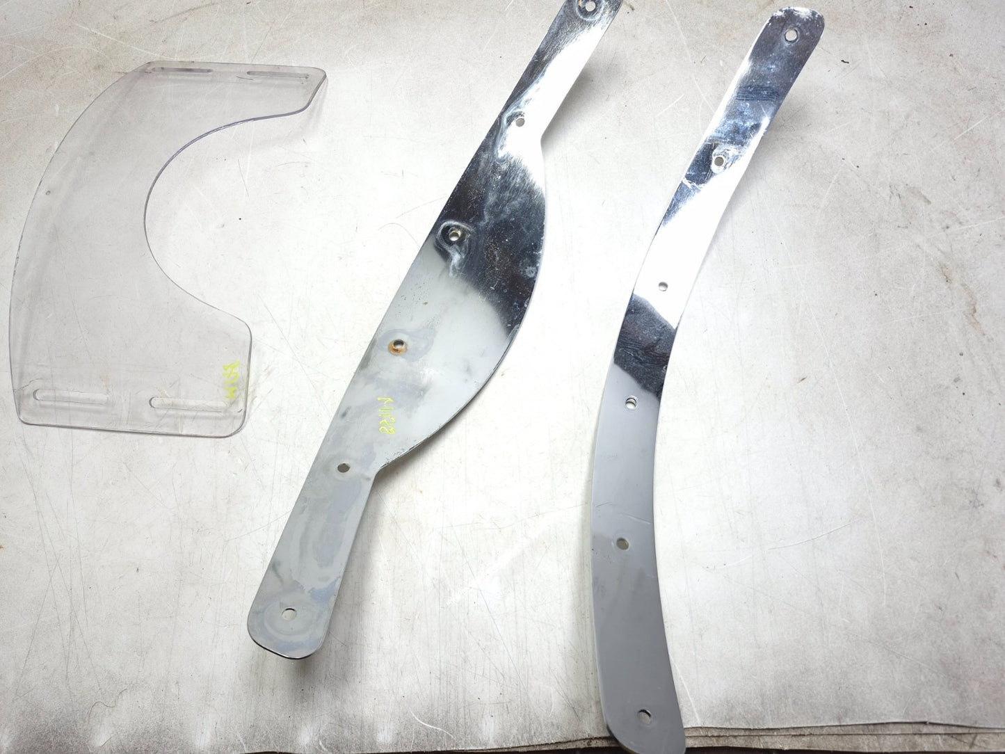 2001 Kawasaki Vulcan 1500 Vn1500 Classic Windshield & Trim Cover 3 Pcs OEM