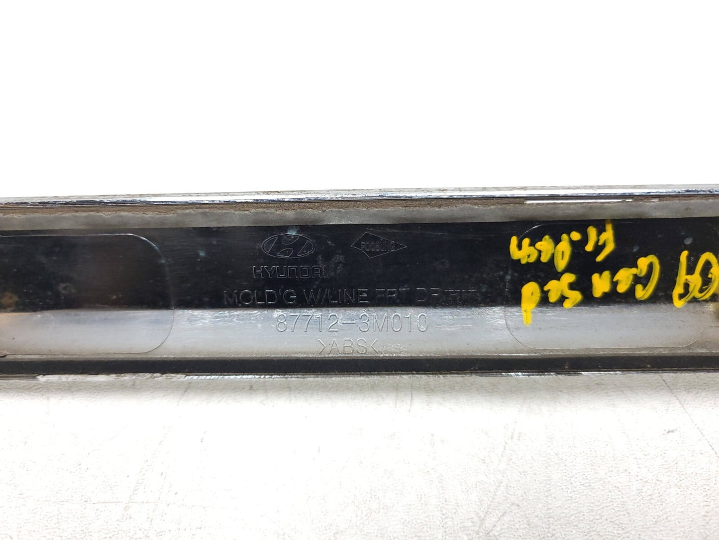 09-12 Hyundai Genesis Door Lower Chrome Molding 4pcs OEM Sedan