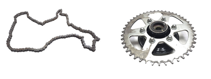 2017 Kawasaki Vulcan S En650c Rear Sprocket & Drive Chain Pair OEM