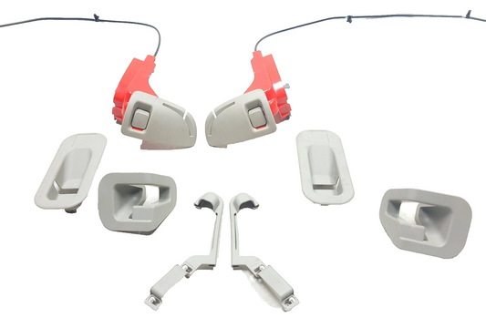 2009 Mazda Cx-7 2nd Row Seat Fold Lock Latch & Trim 8pcs OEM
