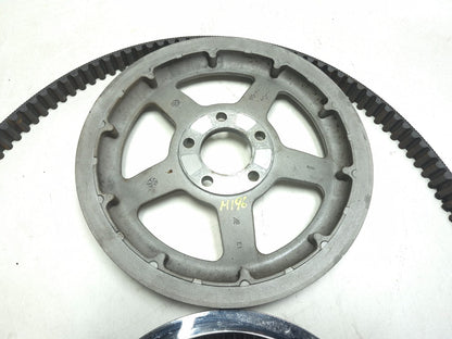 2004 Harley-davidson Sportster Xl883 Rear Wheel Pulley & Drive Belt Set OEM