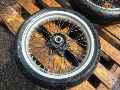 2018 Husqvarna Svartpilen 401 Wheel Rim W/tire Front & Rear Pair OEM