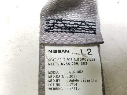2008 - 2015 Nissan Rogue Rear Seat Belt Retractor 3pcs OEM