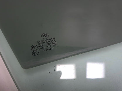 2011 BMW 750li Front Door Window Glass Passenger Side Right OEM