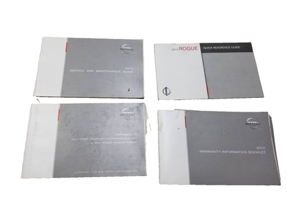 2012 Nissan Rogue Owner's Manual Book OEM