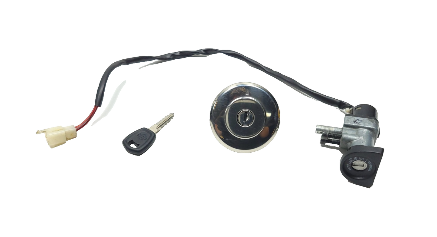 2016 Harley-davidson Street Xg750 Ignition Lock Switch & Lock Fuel Cap Set OEM