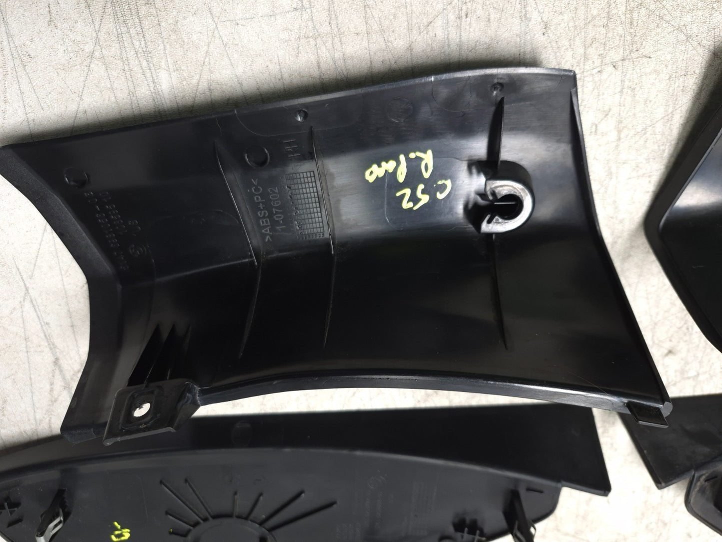 2008 BMW X6 E71 Dash Pilar Interior Trim Cover 8pcs OEM