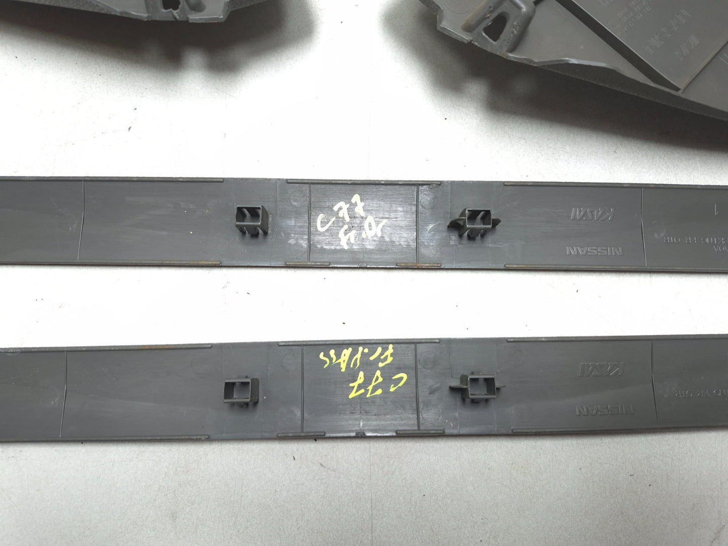 2012 Nissan Leaf Door Scuff Kick Plate Trim Left & Right Side  8pcs OEM