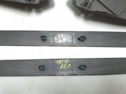 2012 Nissan Leaf Door Scuff Kick Plate Trim Left & Right Side  8pcs OEM