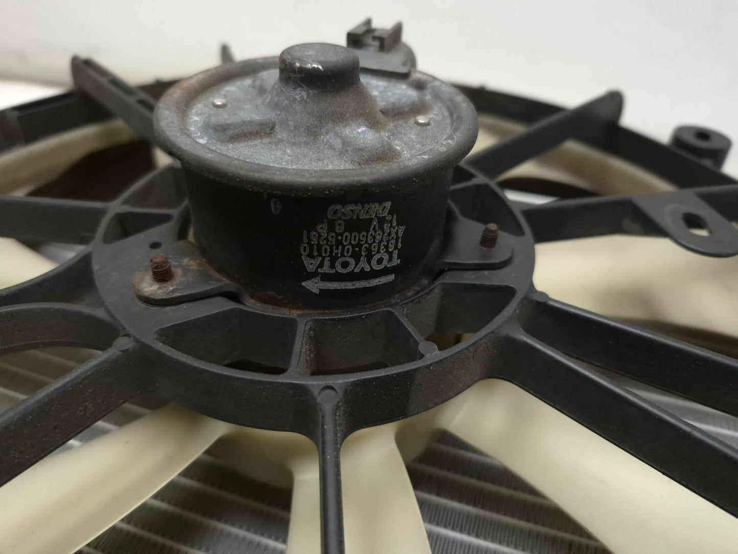 2012 Toyota Camry Front Engine Radiator Dual Fan Motor W/ Reservoir OEM