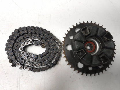 2005 Kawasaki Ninja Zx10r Rear Sprocket & Drive Chain OEM