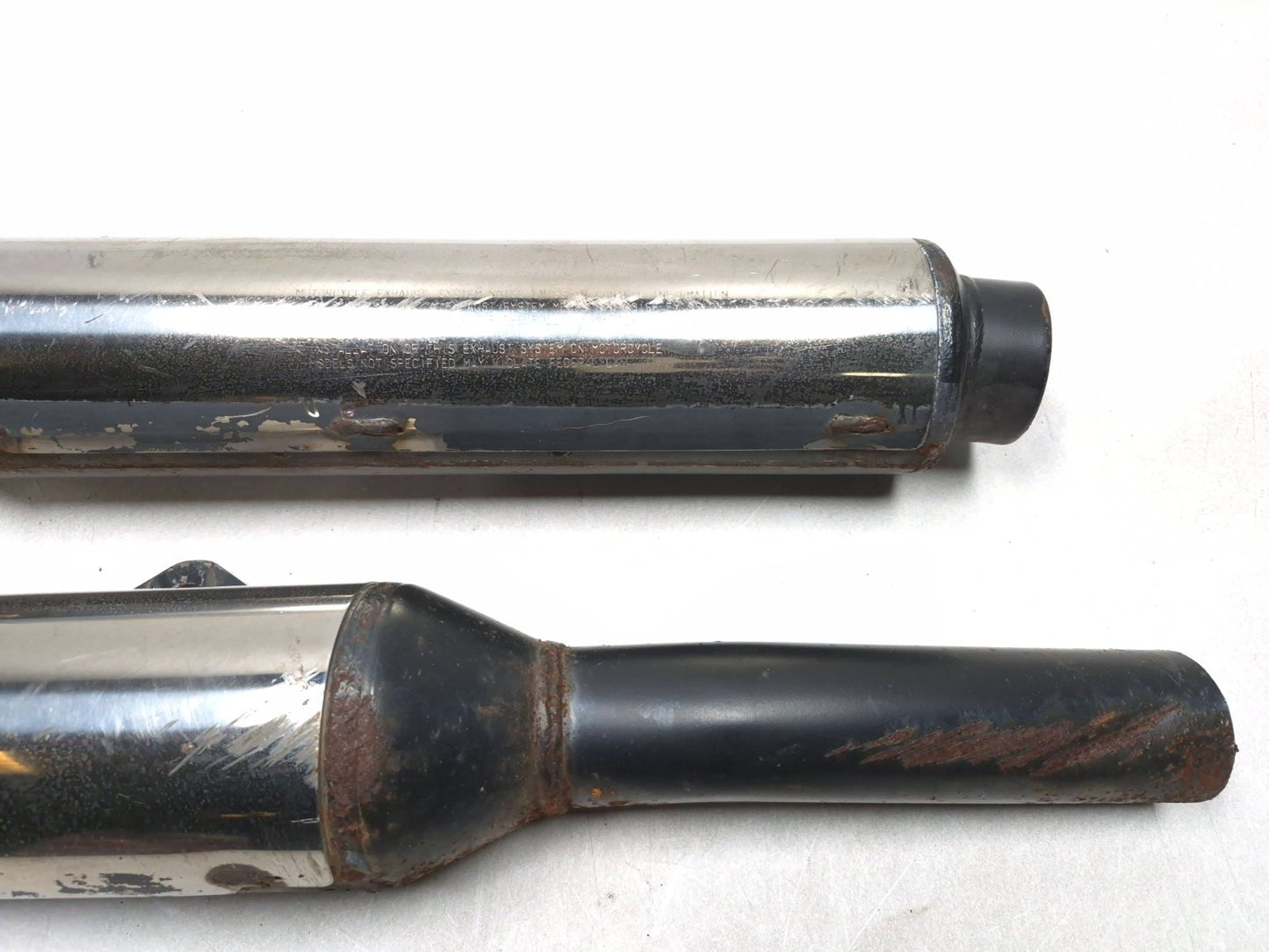 1993 Suzuki Gsx 600 Fp Katana Right & Left Muffler Pair OEM