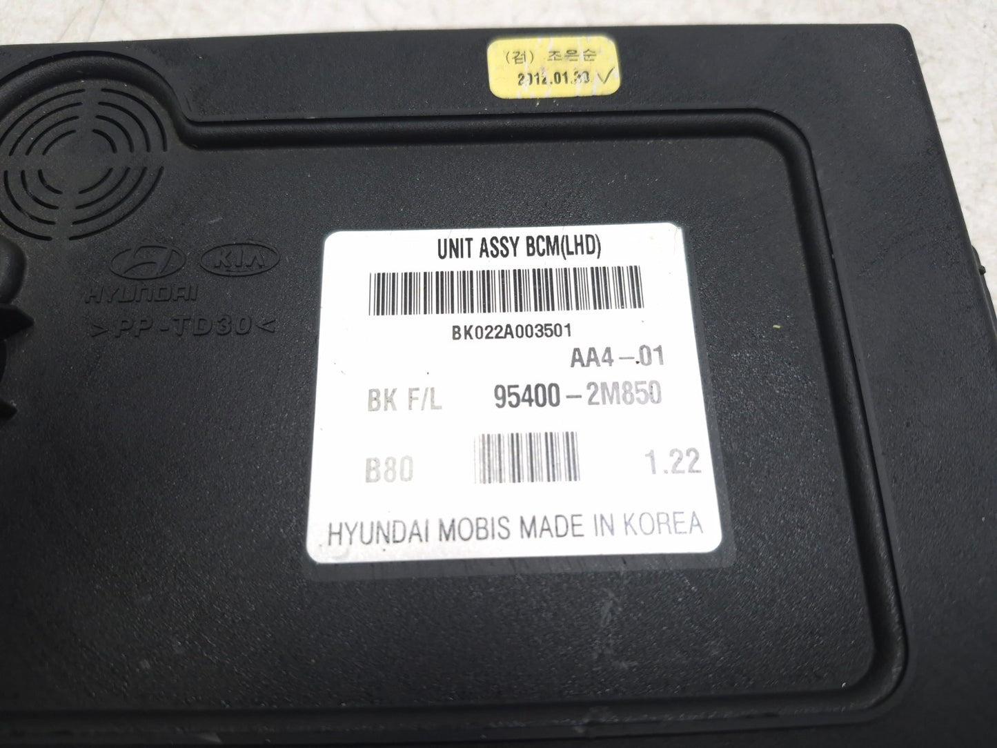 2013 Hyundai Genesis Bcm Body Control Module 95400-2m850 OEM