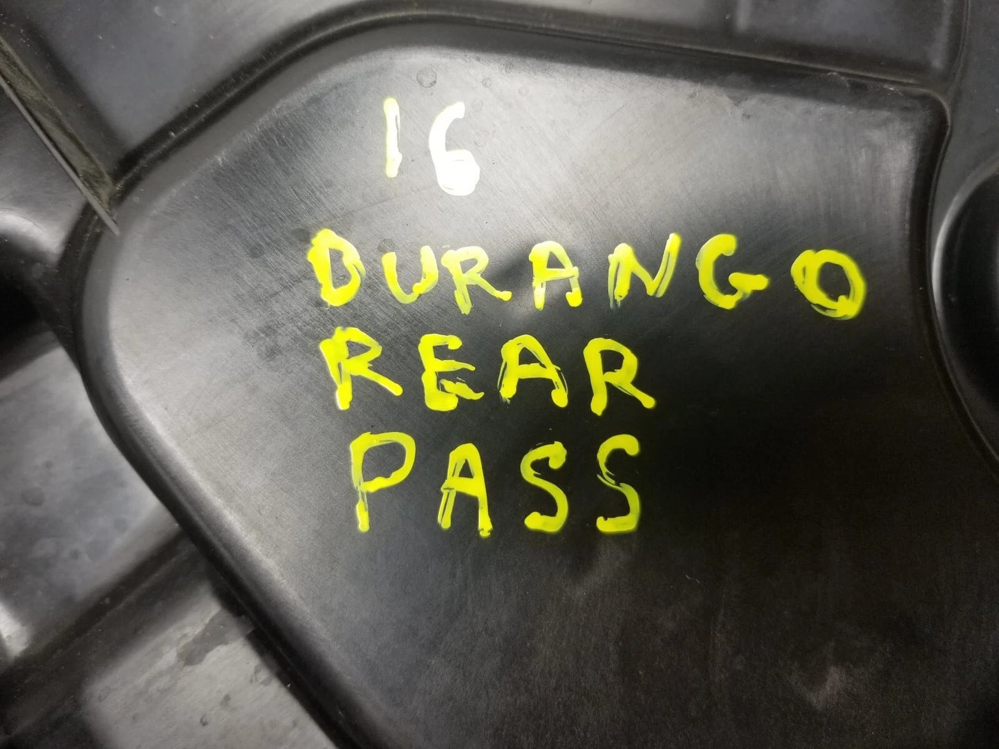 2016 Dodge Durango Rear Door Window Regulator Panel Passenger Side Right OEM