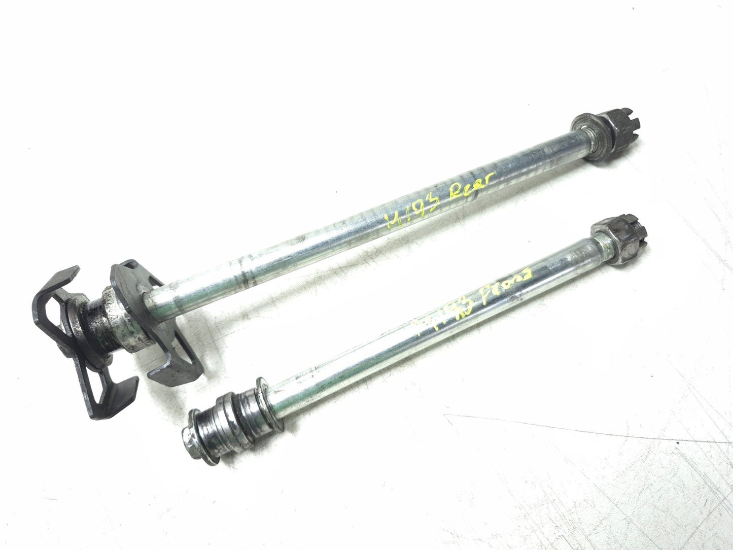2019 Kawasaki Er400 Z400 Wheel Axle Front & Rear Pair OEM