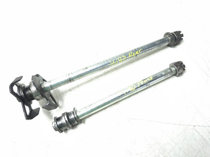 2019 Kawasaki Er400 Z400 Wheel Axle Front & Rear Pair OEM