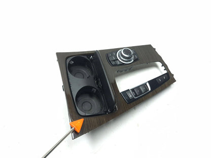 2011 BMW 750li Center Console Trim Idrive Controller Gear Shifter Panel Wood OEM