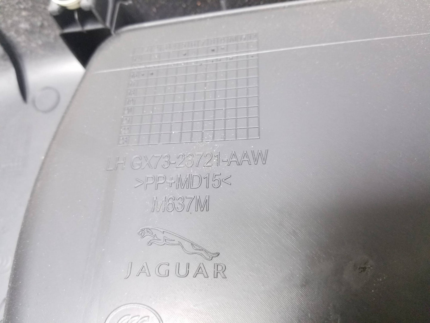 2017 Jaguar Xe Left Driver Door Panel OEM Gx73-23721-aaw