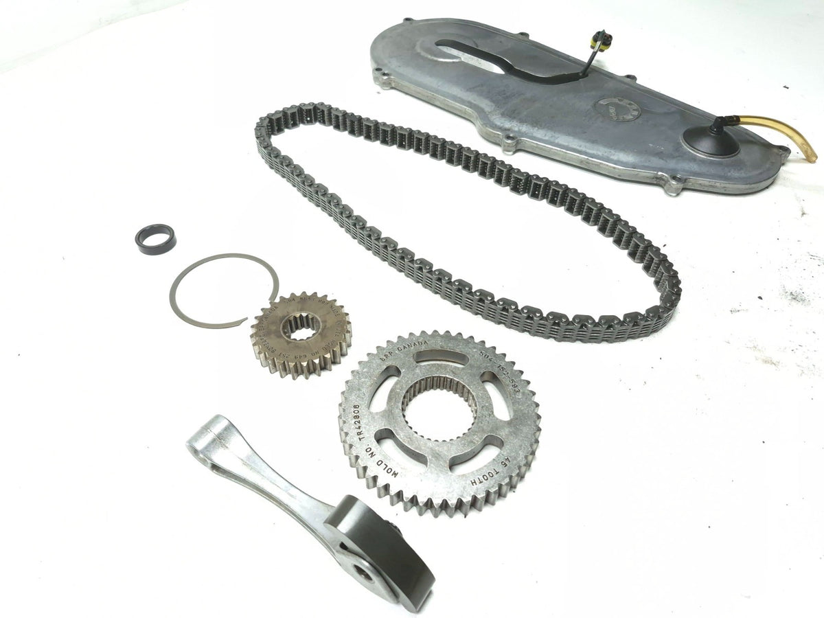 2011 Ski-doo Mxz Tnt 600 E-tec Chaincase Cover 45t Sprocket Gear Chain Set OEM