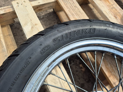 2006 Suzuki Gz250 Wheel Rim W/ Tire Front & Rear Pair R 16 R 15 OEM