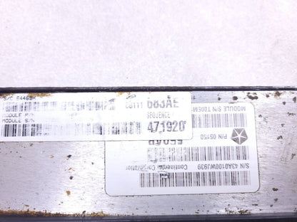 2012 Jeep Grand Cherokee 3.6l Pcm Ecm Engine Computer Module OEM