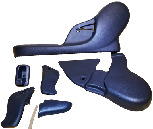 2006 Scion Xa Front Driver Seat Trim Cover 5pcs W/ Adjust Knob OEM