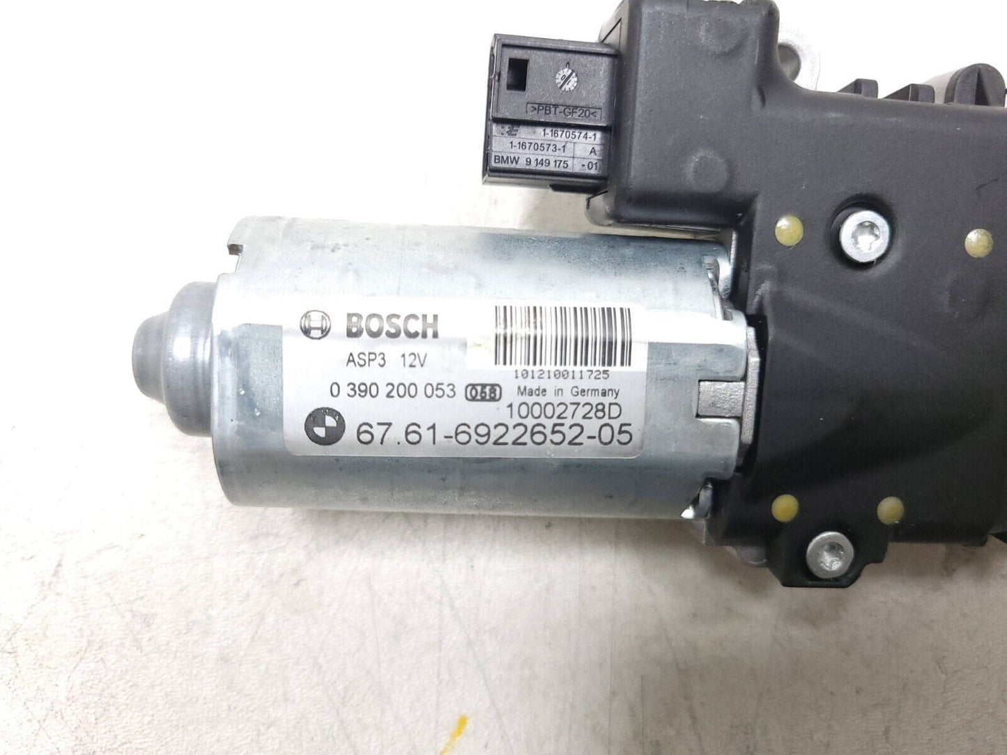 07-13 BMW X5 E70 Sunroof Motor 2pcs 6922652 OEM