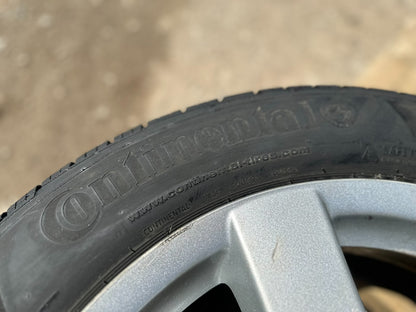 2009 Mitsubishi Outlander Wheel W/ Tire Continental 225/55r18 2pcs OEM