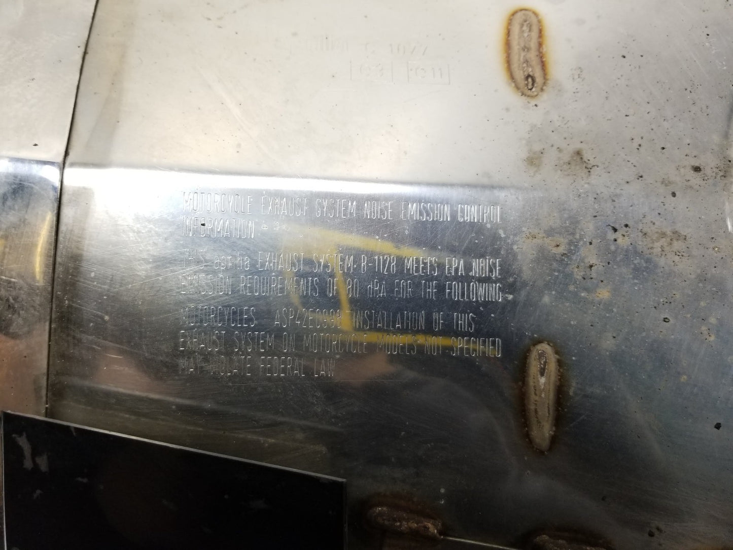 2002 Aprilia Rst 1000 Futura Exhaust Muffler Pipe OEM