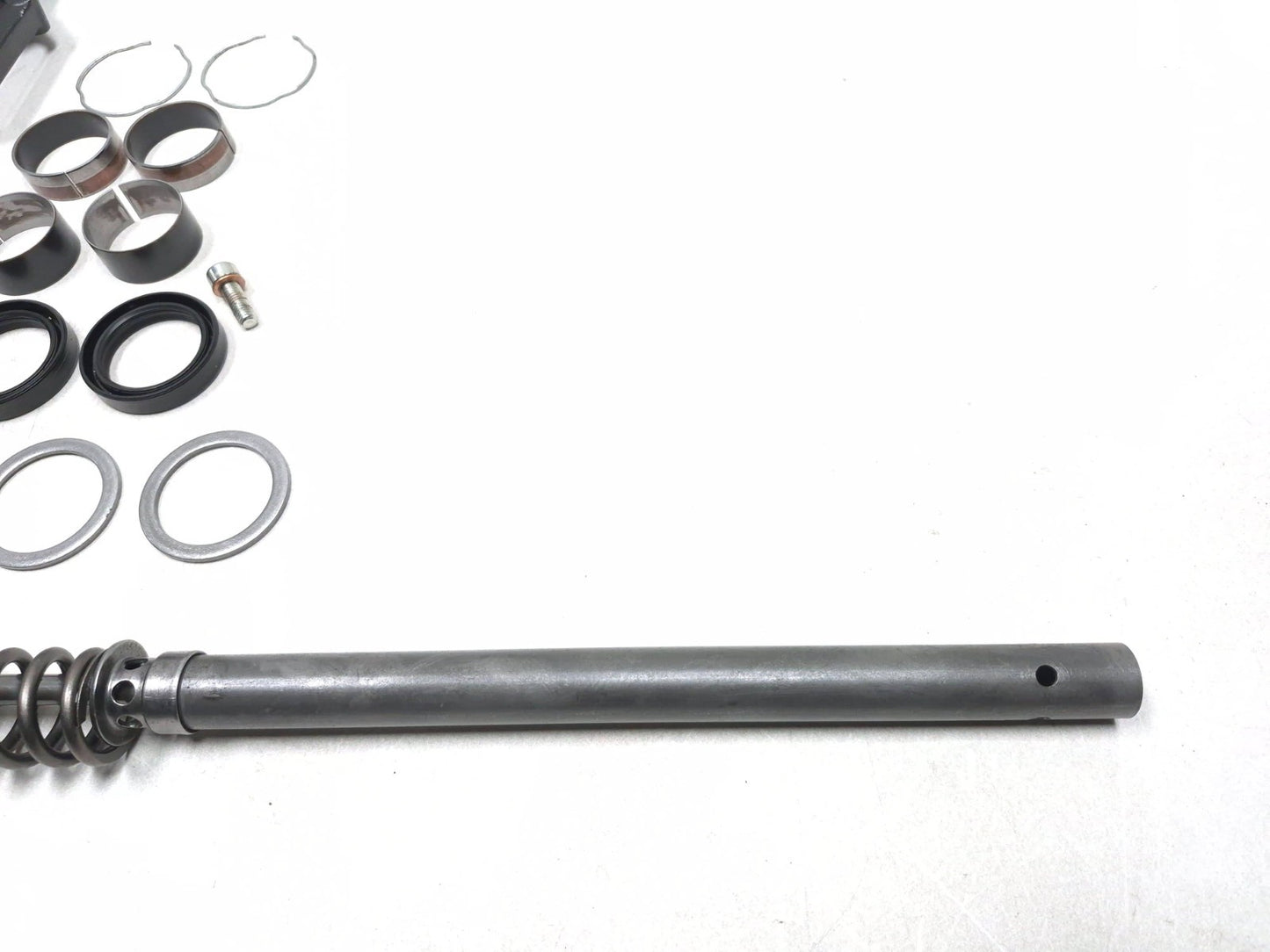 2012 Kawasaki Ninja Le650c Front Fork Tube Lower & Spring Damper Pair OEM