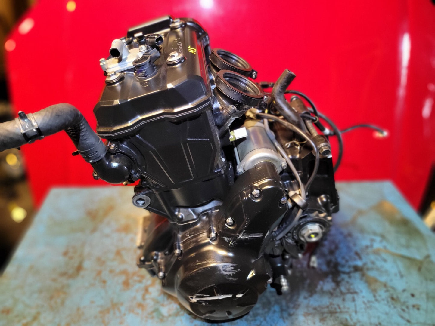 2023 Kawasaki Ex650 Engine Motor 2247 Miles * Has Some Damage* ✅